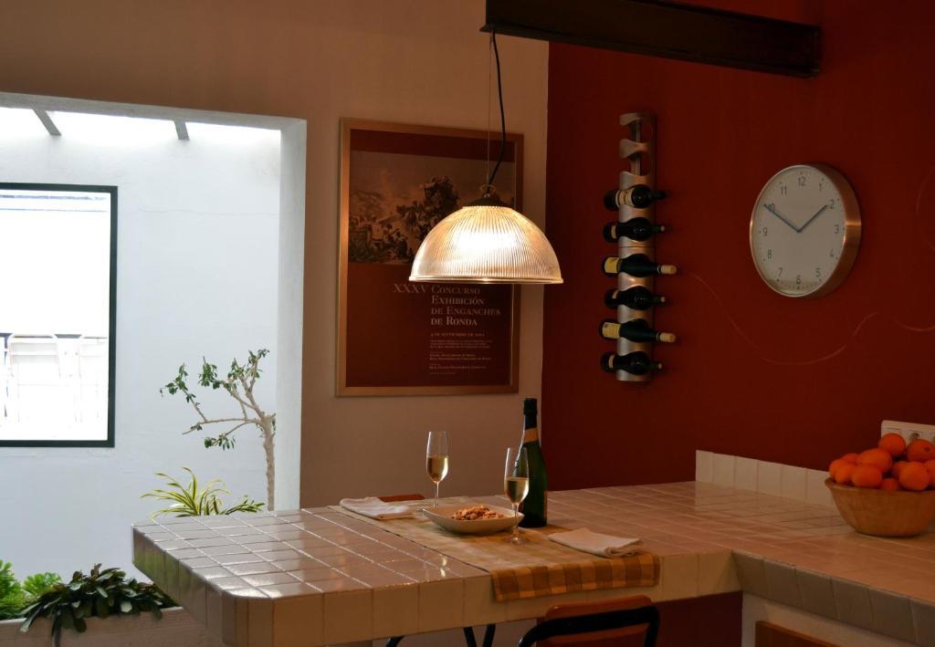 Villa La Roca - A Fusion Of Modern And Typical Andalucian Architecture Montecorto Rum bild